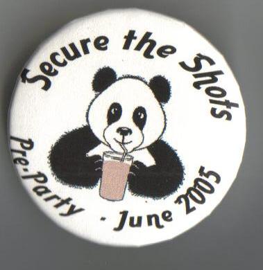 Pre-party button 2005 version B - released in Herndon